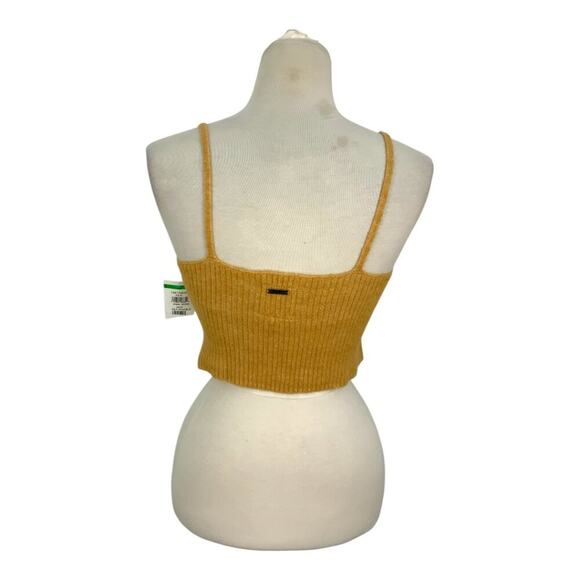 Billabong Crop Knit Cami Tan Size Large NWOT - Picture 6 of 9